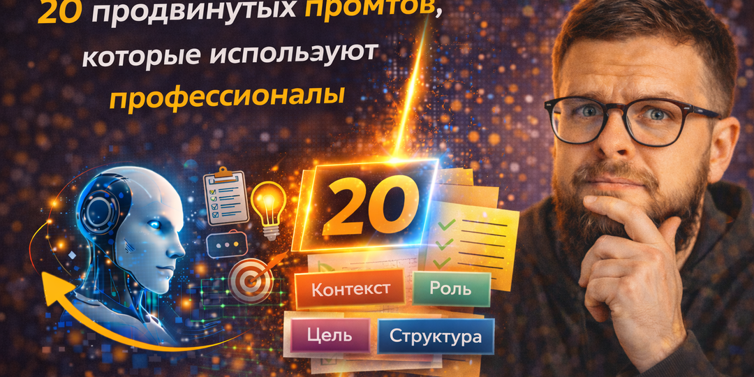 20 продвинутых промтов, которые используют профессионалы