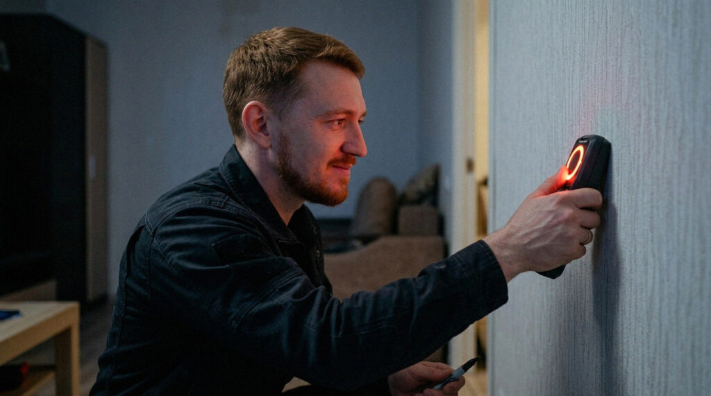    Схема поиска скрытой проводки и места обрыва 3DElectro