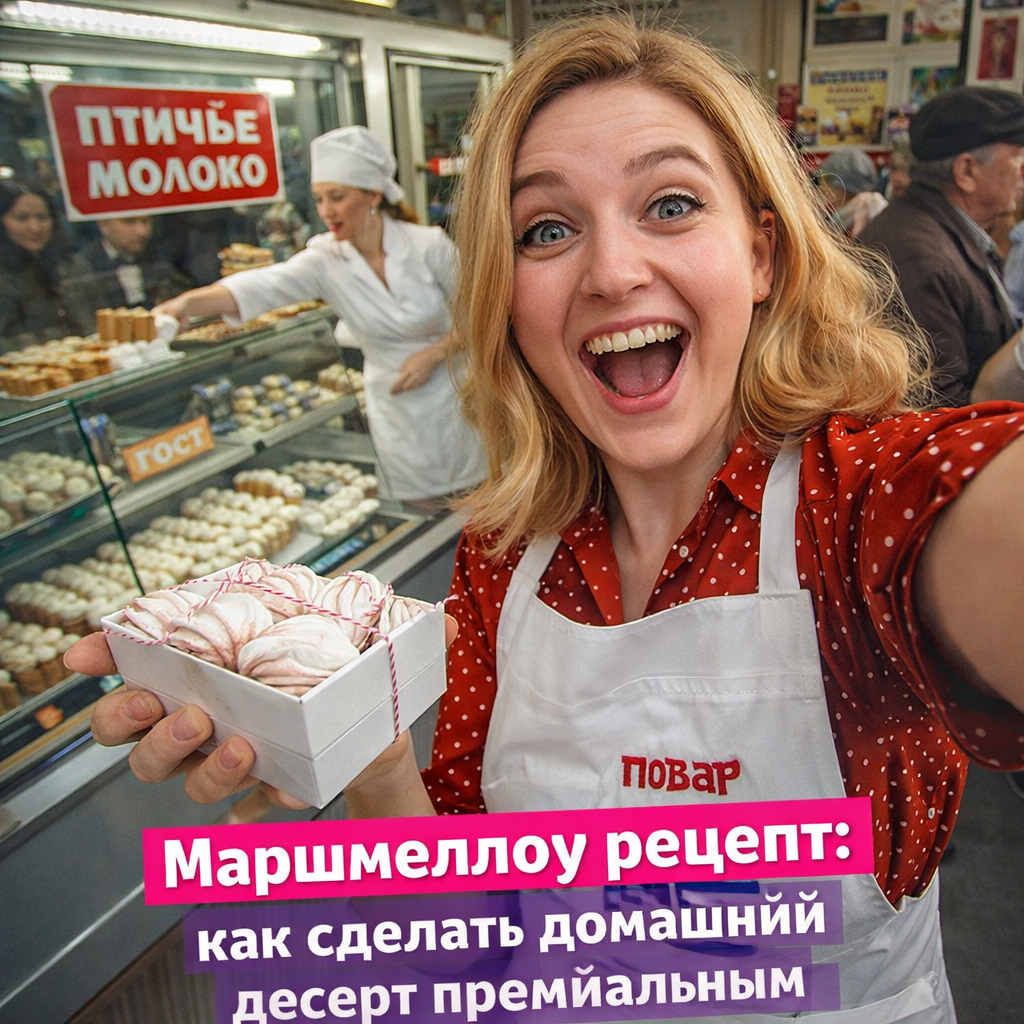    Секреты приготовления идеального домашнего маршмеллоу admin