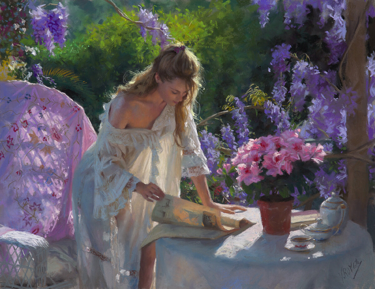 Висент Ромеро Редондо, пастель.  Источник изображения : vk.com›album-61747830_264512320