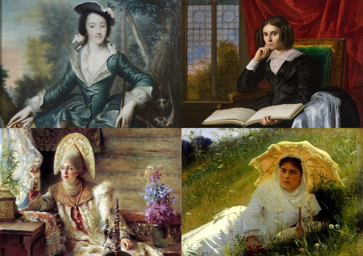    Портрет молодой императрицы Екатерины Алексеевны является символом эпохи