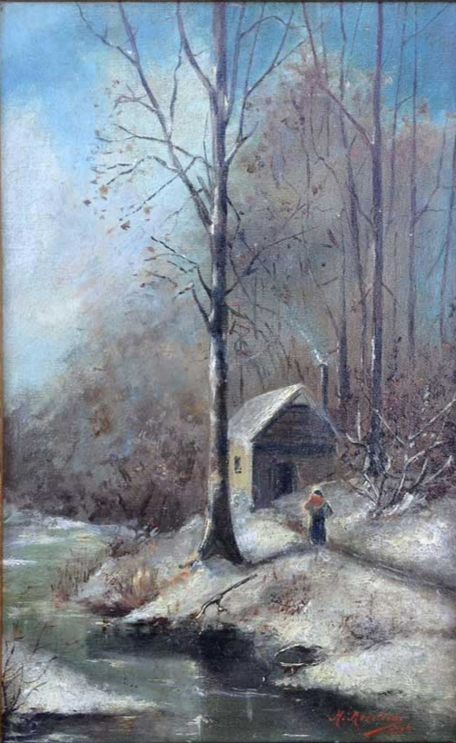 Джон Хартфильд. Домик в лесу. Около 1912