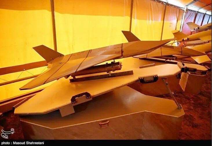 Хадид-110 установленный на платформе для запуска