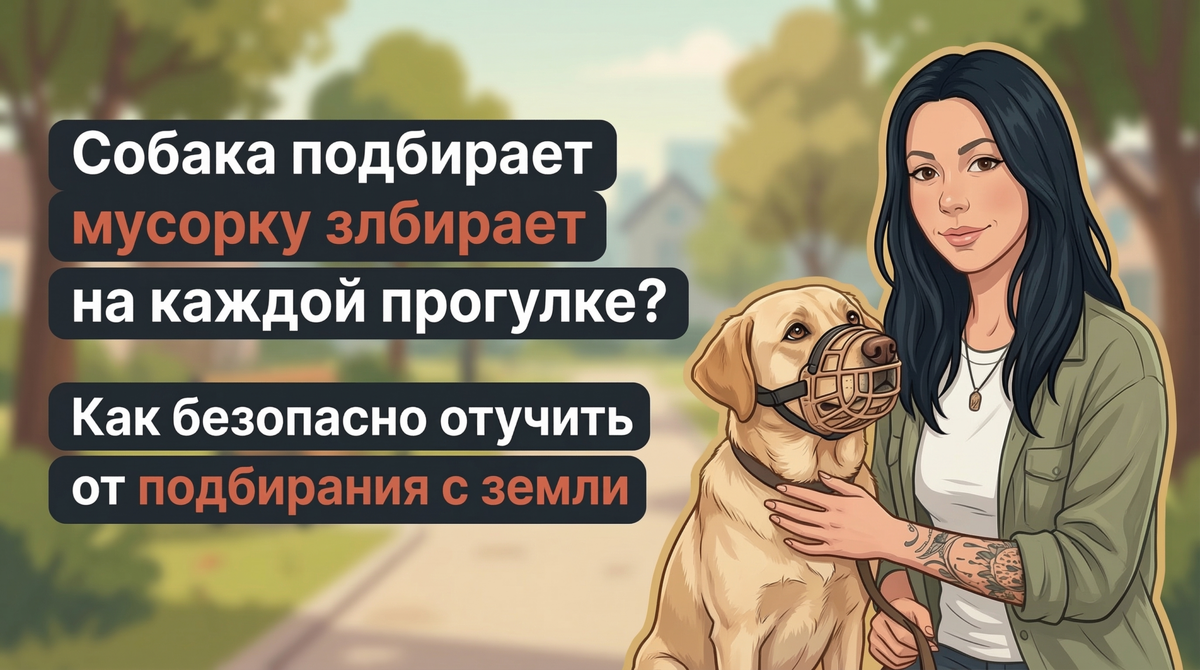    Анна Korektika-Pes объясняет, как безопасно отучить собаку подбирать с земли. Анна Марковская