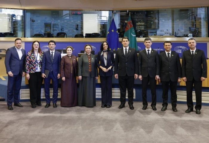 Девятая межпарламентская встреча в формате ЕС–Туркменистан, 5 марта, 2026 г., Брюссель, Бельгия (Фото: Посольство Туркменистана в Бельгии)