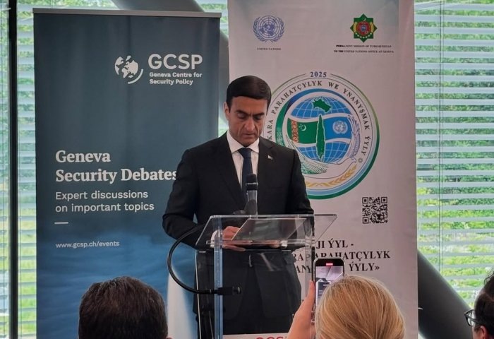 Постоянный представитель Туркменистана при Организации Объединённых Наций (город Нью-Йорк, США) Вепа Хаджиев.