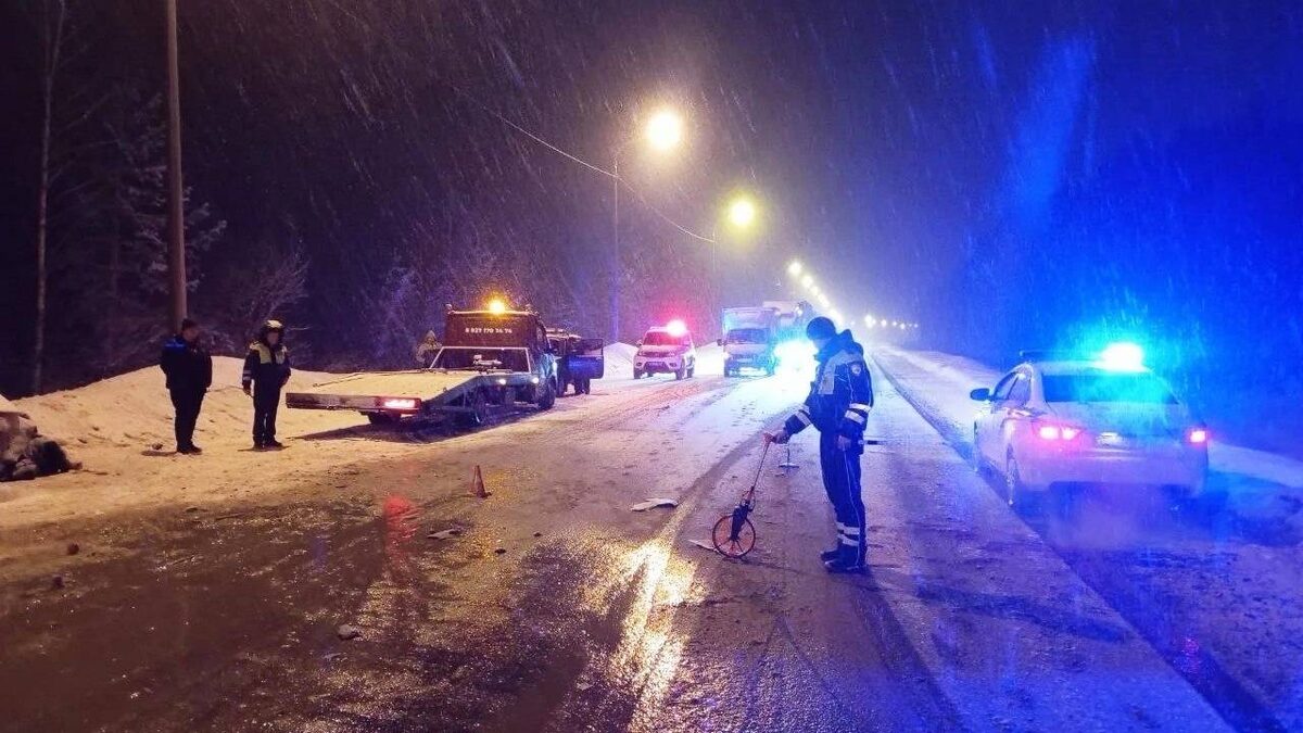    На месте смертельной аварииСоцсети