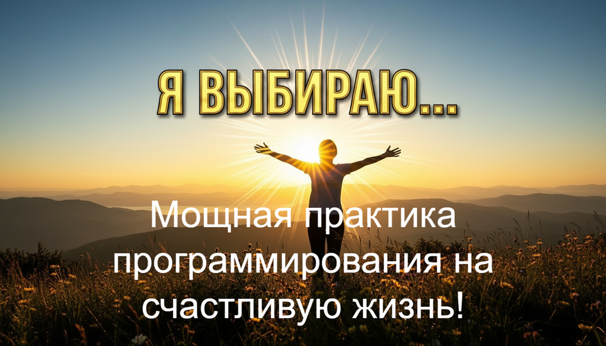 Я выбираю! Техника позитивного мышления