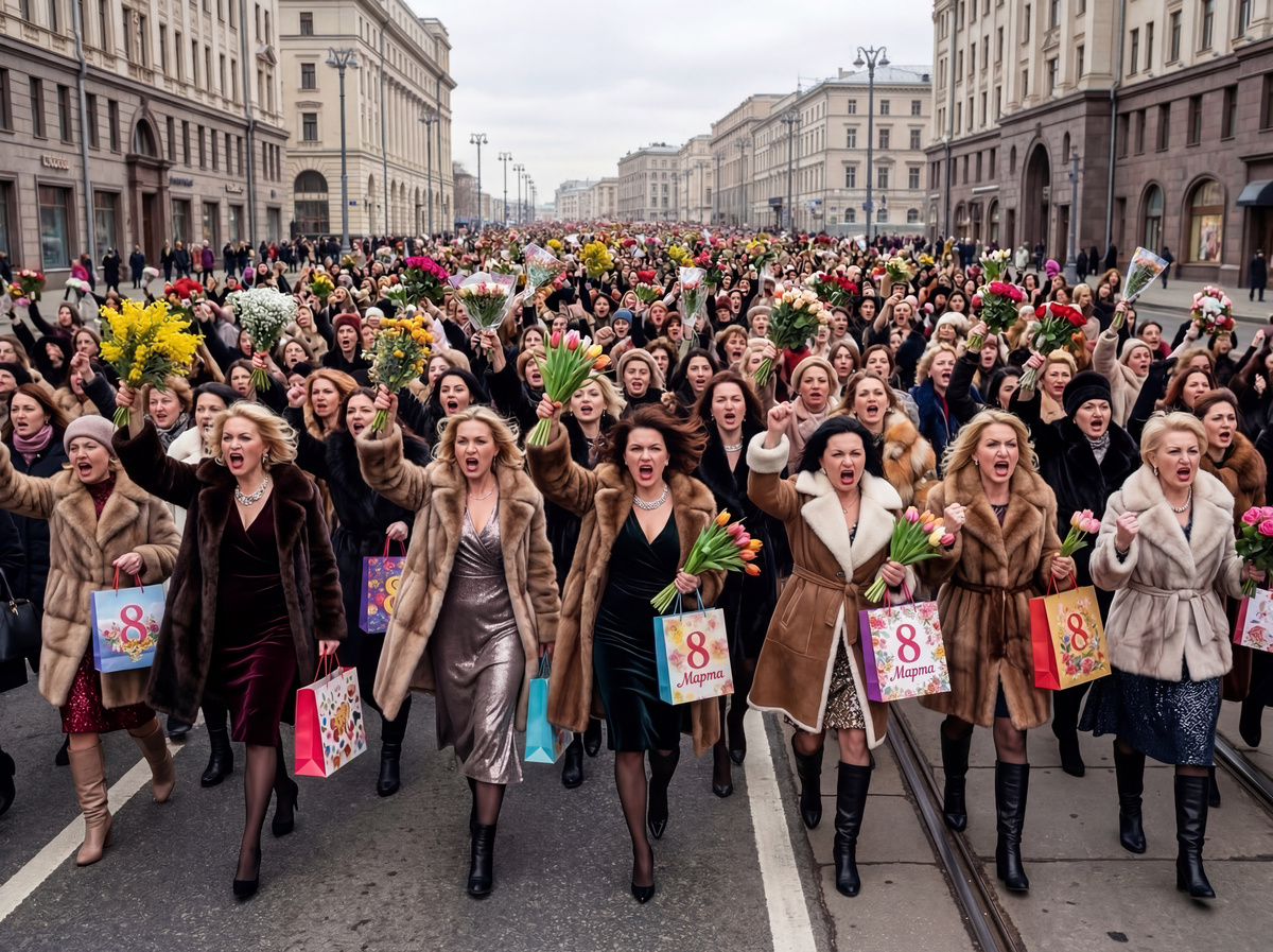 8 марта в России отмечается Международный женский день — государственный праздник и выходной день.