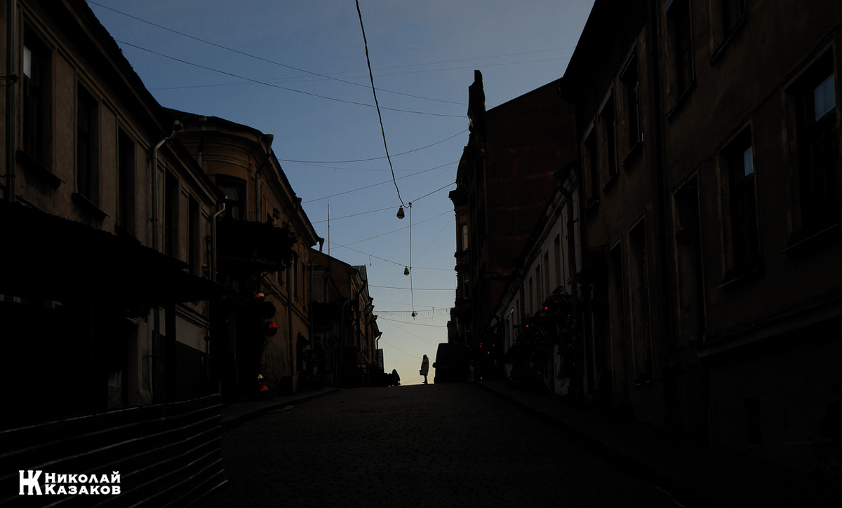 Крепостаная улица в Выборге. Декабрь 2025 г. Казаков Николай.