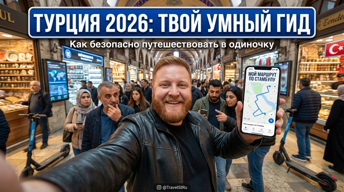 Путешествие по Турции в 2026: как безопасно ездить по городам самостоятельно
