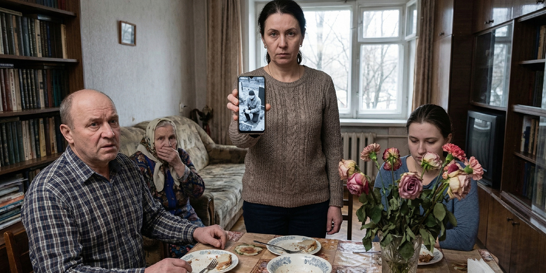 8 марта принёс цветы с кладбища — я показала фотографии с камер