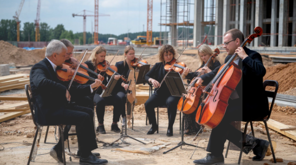 На стройке, как в хорошем оркестре, главное не то, что написано в нотах, а то, как музыканты чувствуют друг друга без слов.