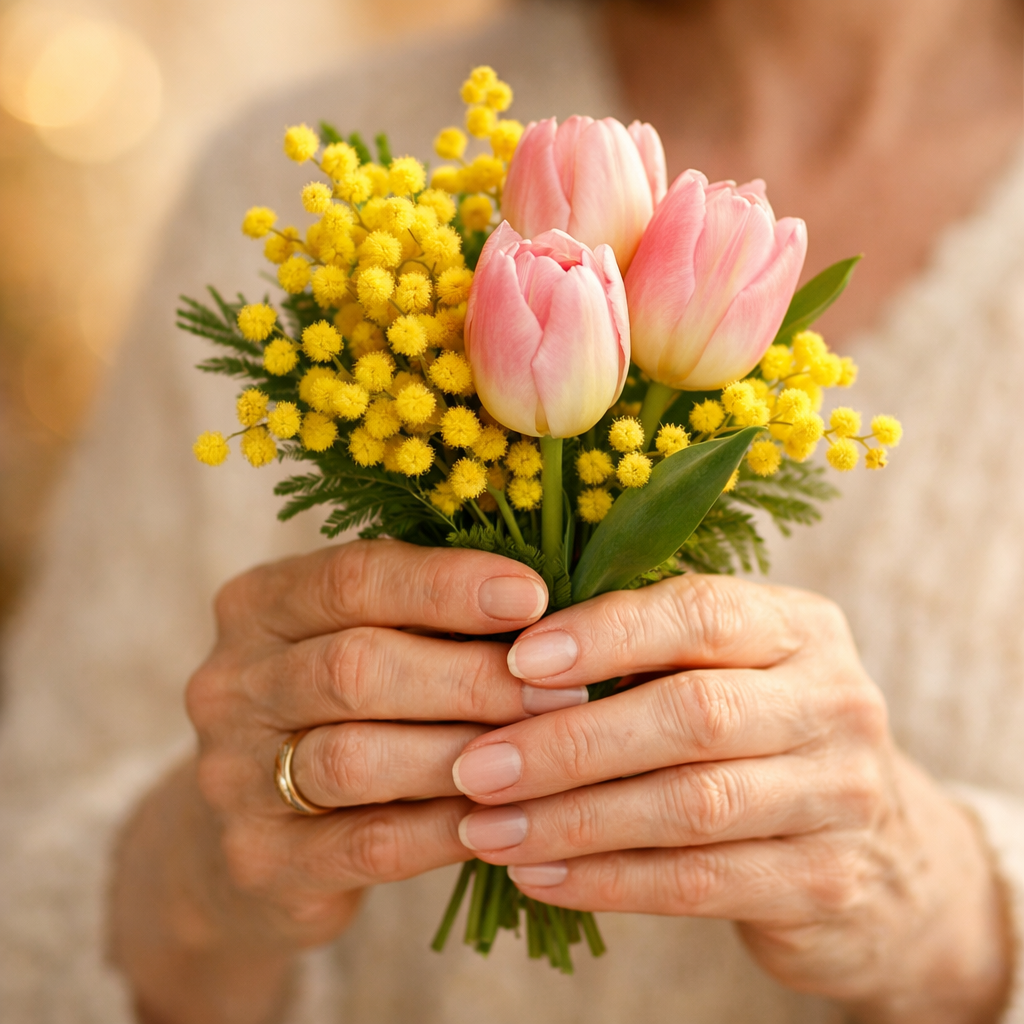 Держу в руках весну и думаю о вас. Заходите на огонёк 🔥🌼