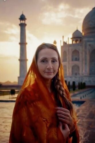 Автор в главной роли в Болливудском блокбастере. 😊 Продюссер: Сбер; режиссер: ГигаЧат. 🙃 