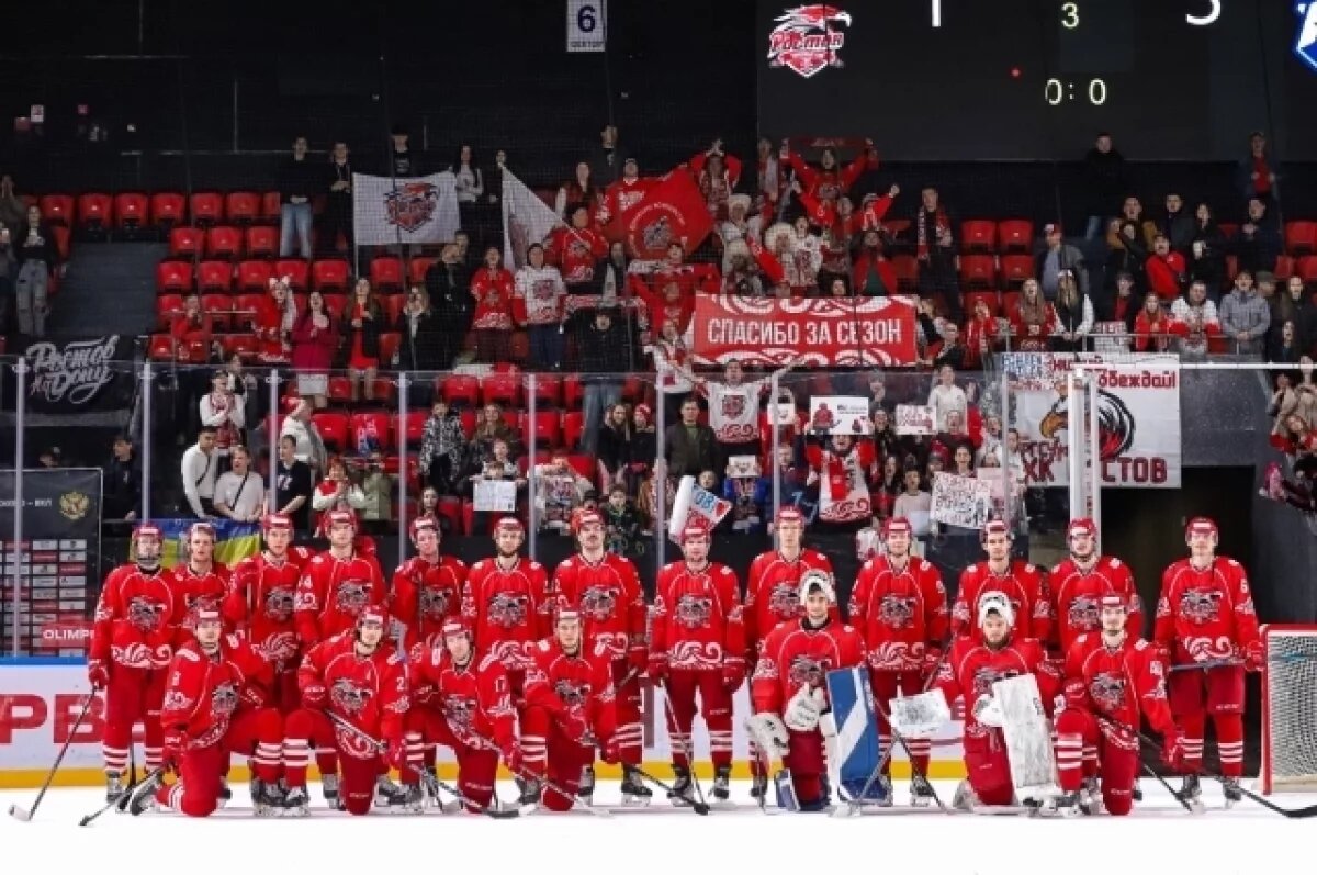    ХК «Ростов» уступил «Норильску» в последнем домашнем матче сезона