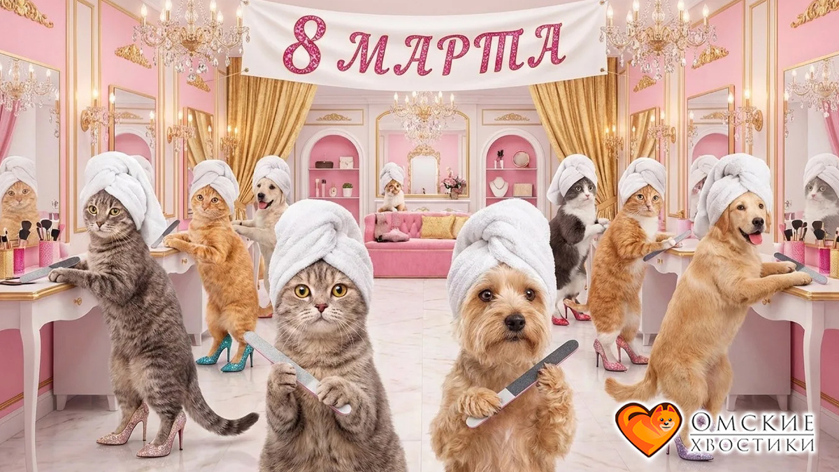 С чудесным праздником весны — 8 Марта!