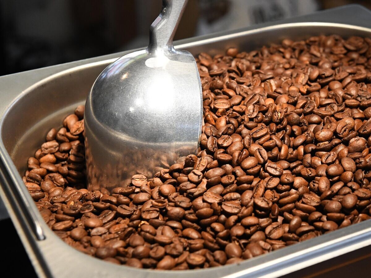    Готовые обжаренные зерна кофе | © РИА Новости / Илья Наймушин