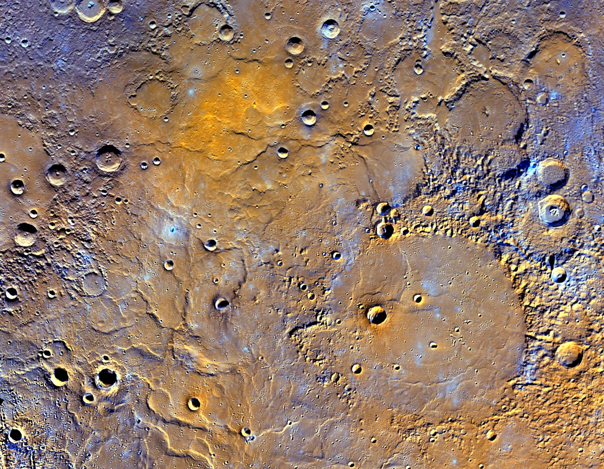 Меркурий. Поверхность Меркурия. Фото NASA