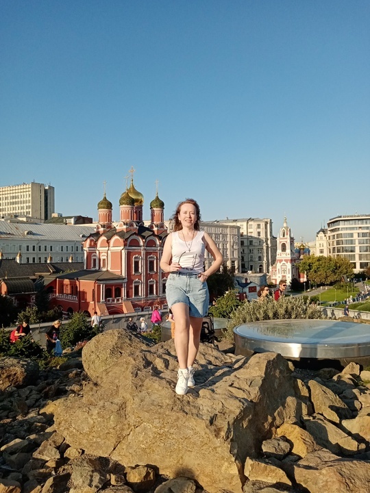 Летом в парке Зарядье