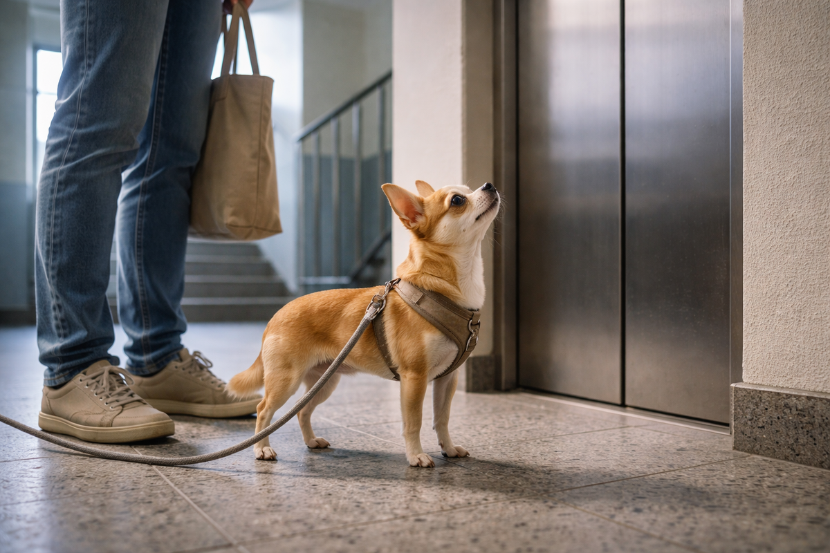 Утренний выход с чихуахуа