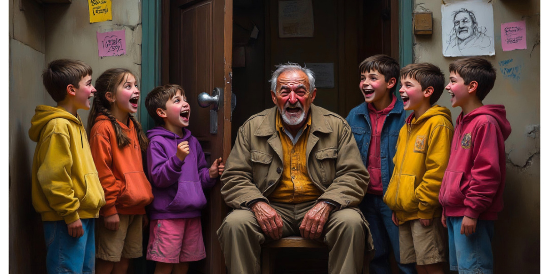 Мы считали соседа злым старикашкой и рисовали на его двери рожицы. А когда он ушел, зашли в его квартиру и онемели