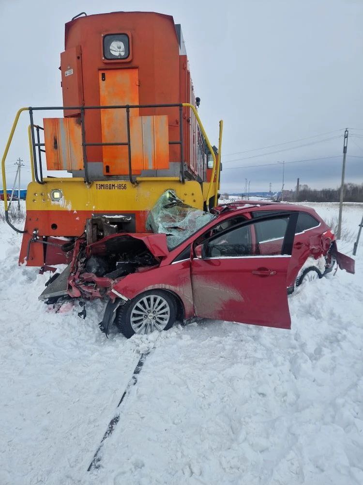    ДТП с локомотивом в Чувашии