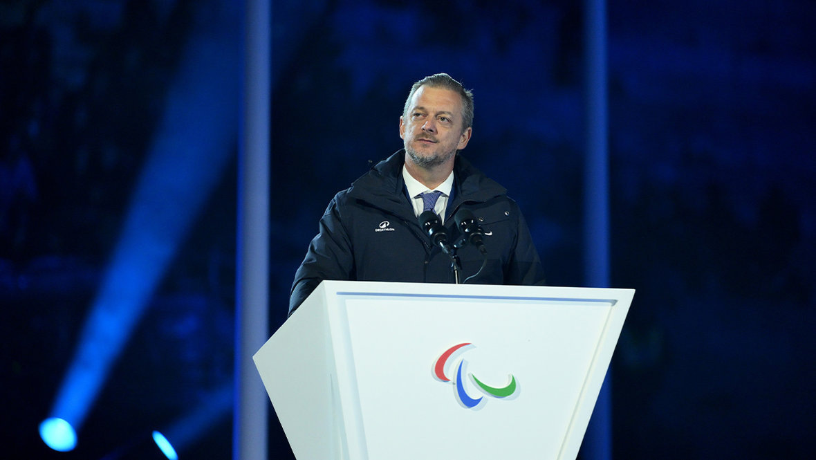    Глава Международного паралимпийского комитета Эндрю Парсонс. Getty Images