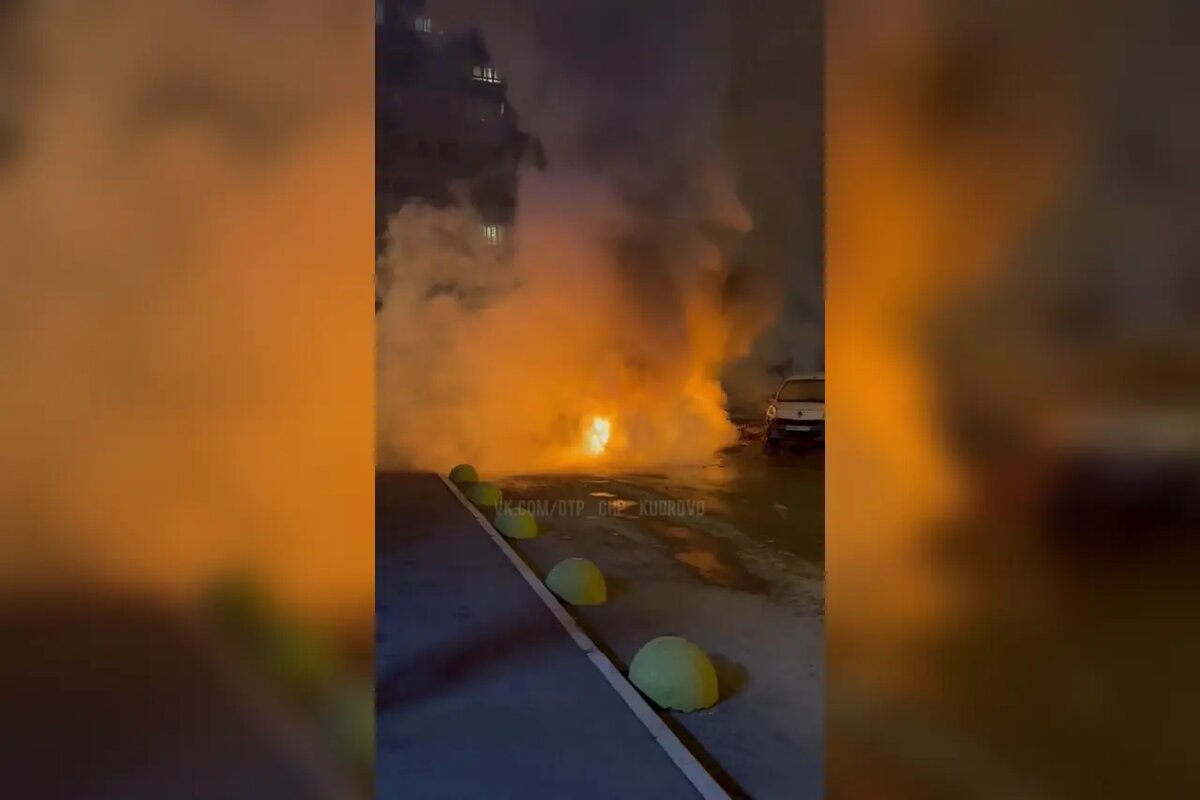    Фото: кадр видео из тг-канала «ДТП и ЧП Кудрово»