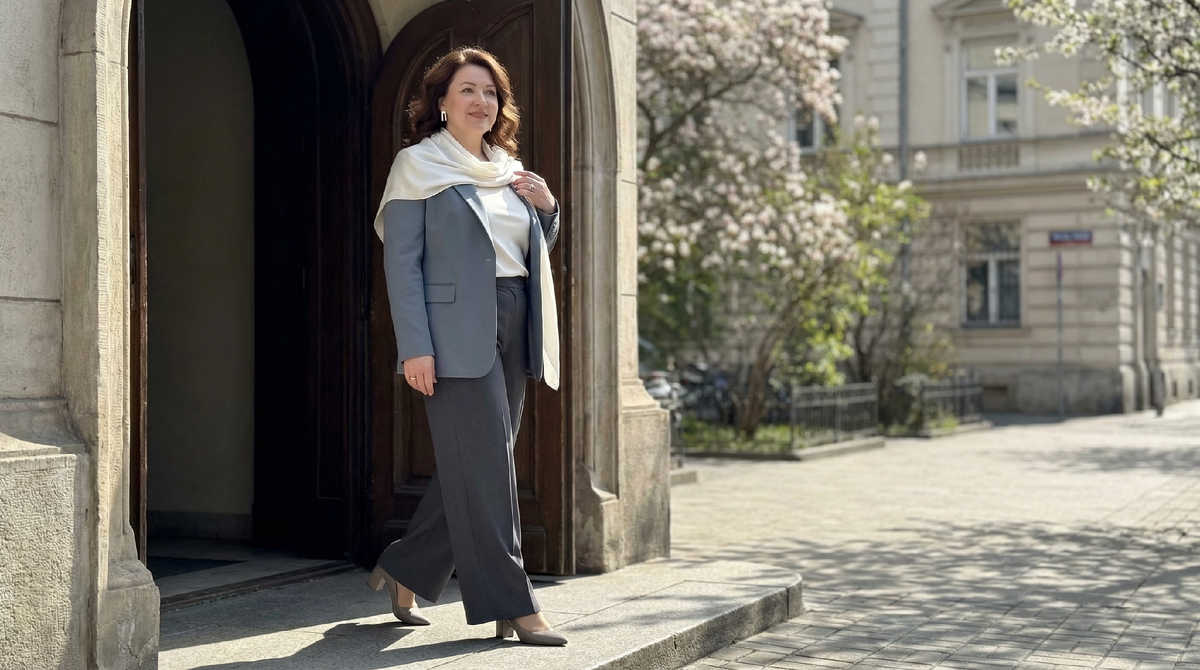 Прямая спина превращает любую вещь в элегантную