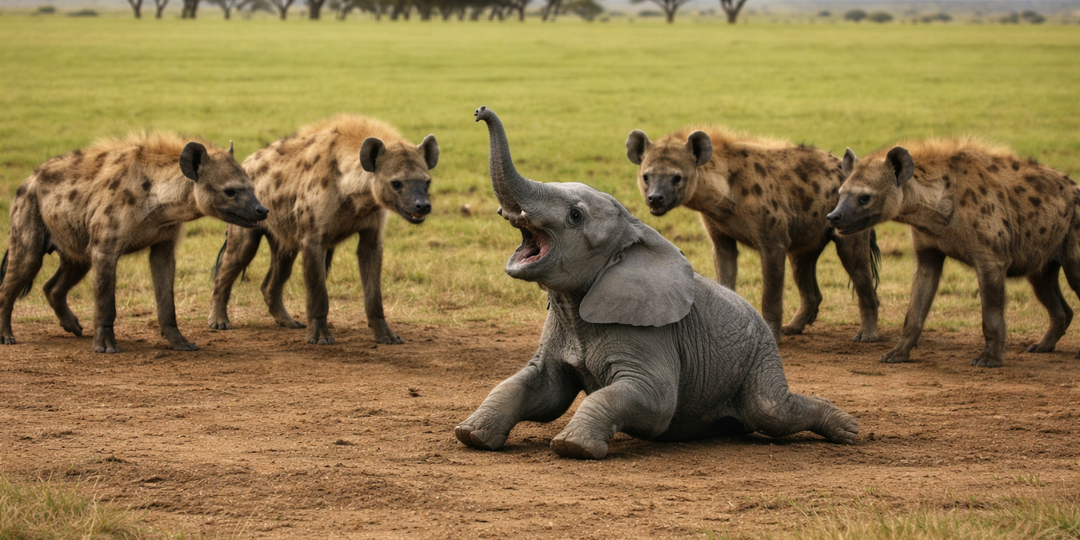 Один против стаи гиен и стада буйволов: как я возвращал спасенного слоненка домой