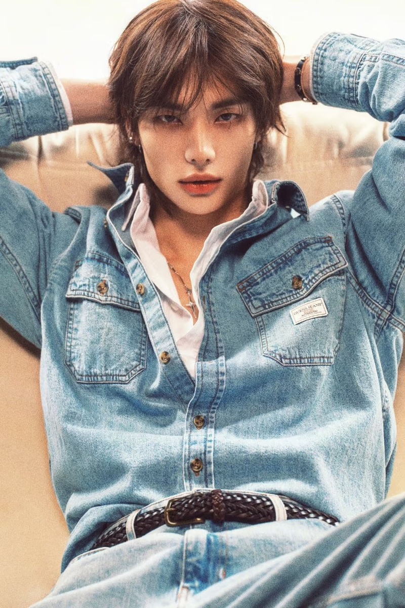    Хёнджин из Stray Kids стал амбассадором Guess (фото 1)