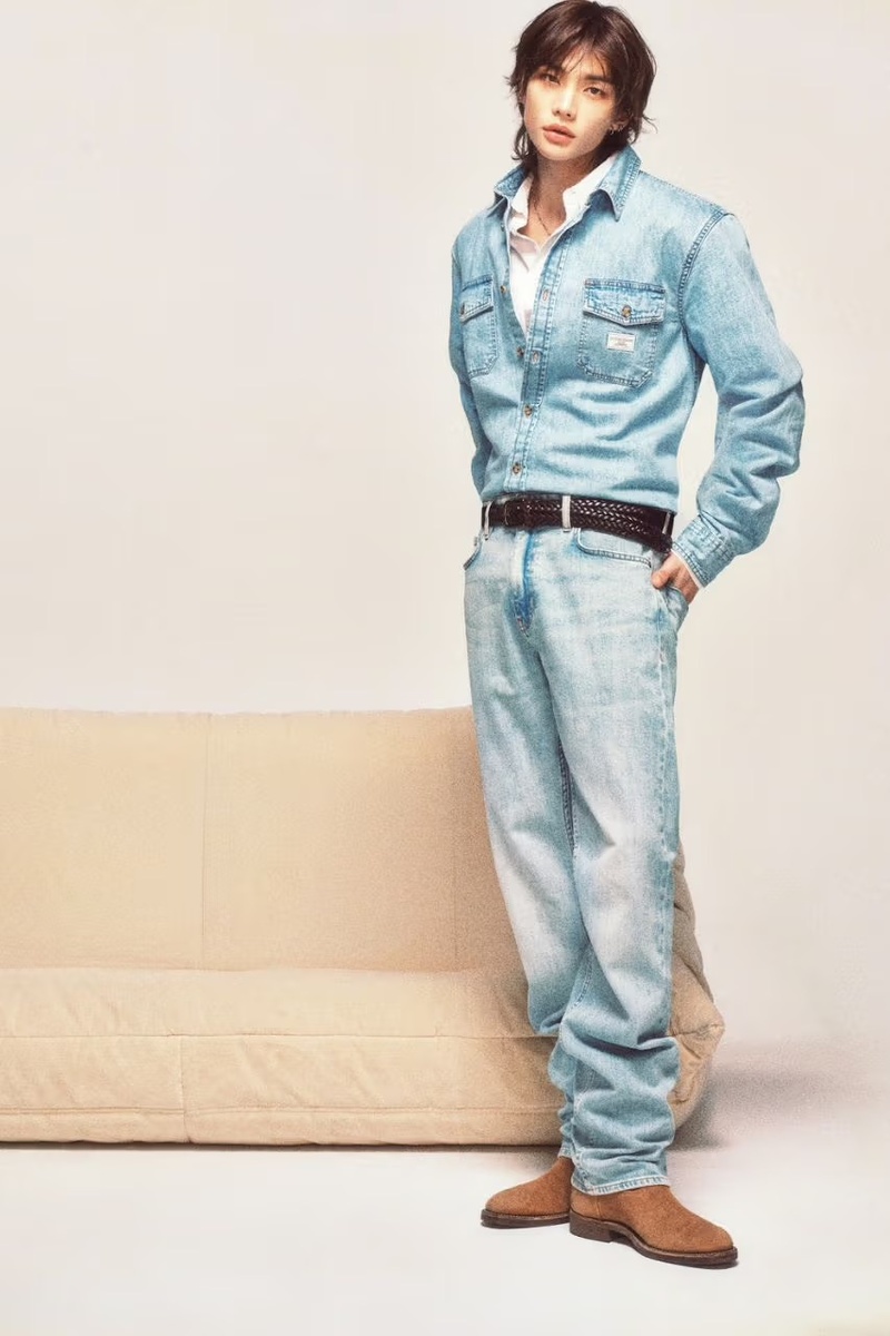    Хёнджин из Stray Kids стал амбассадором Guess (фото 2)