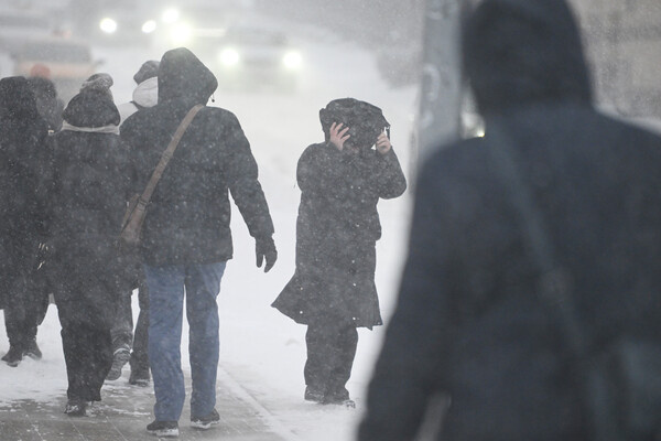 Во время сильной метели в Москве, 19 февраля 2026 года / Михаил Воскресенский/РИА Новости   📷