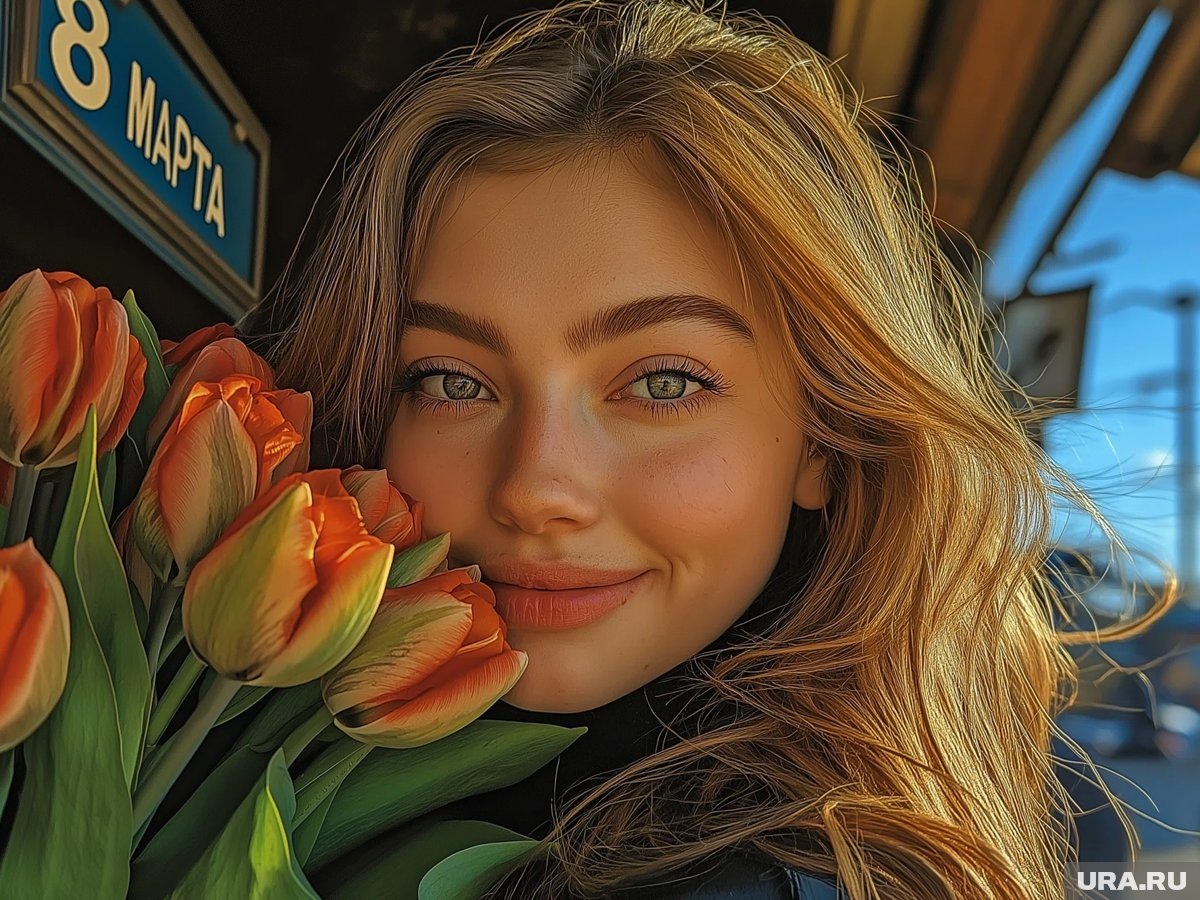    В этот день принято дарить цветы женщинам