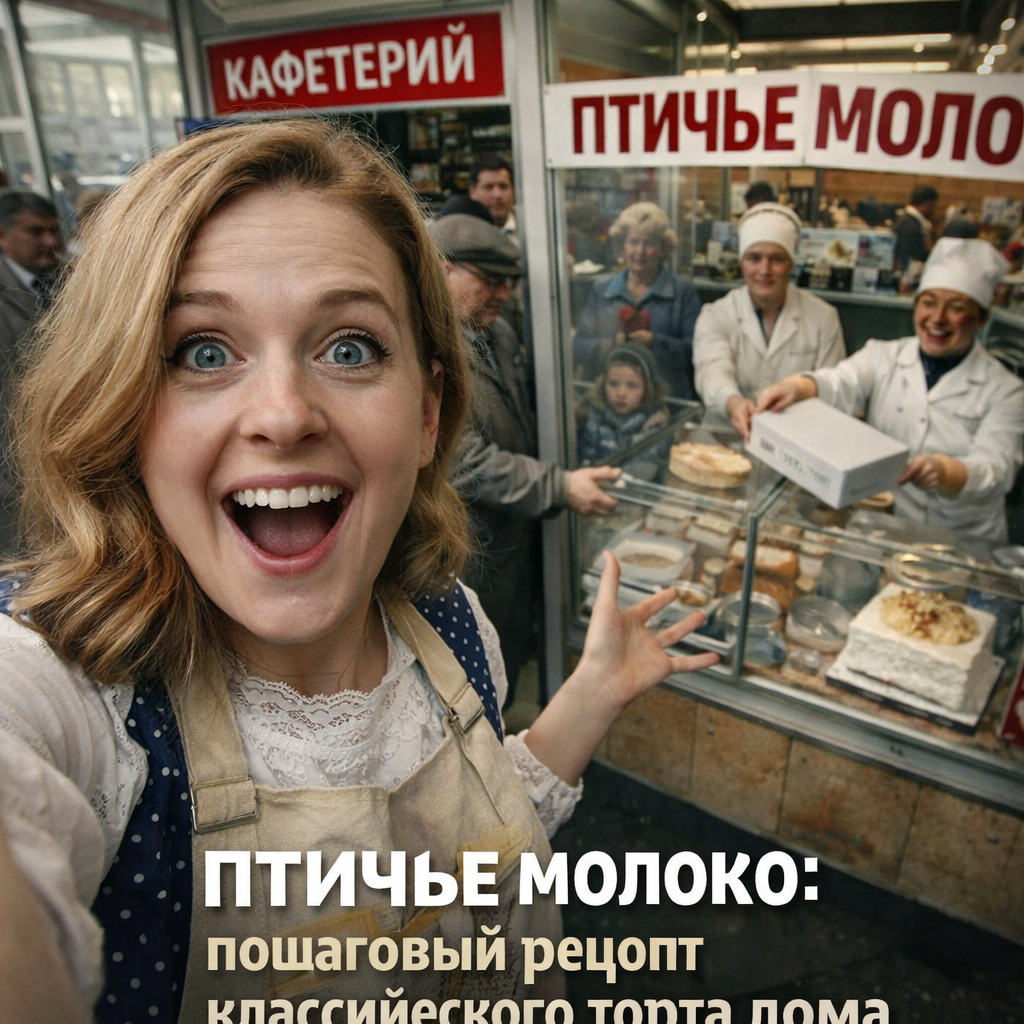    Торт Птичье молоко, приготовленный по классическому рецепту admin