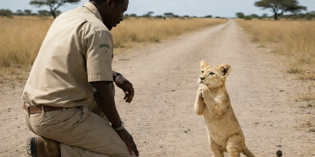 Маленький львенок перегородил дорогу джипу и умоляюще заглянул в глаза: я понял, что должен идти за ним.