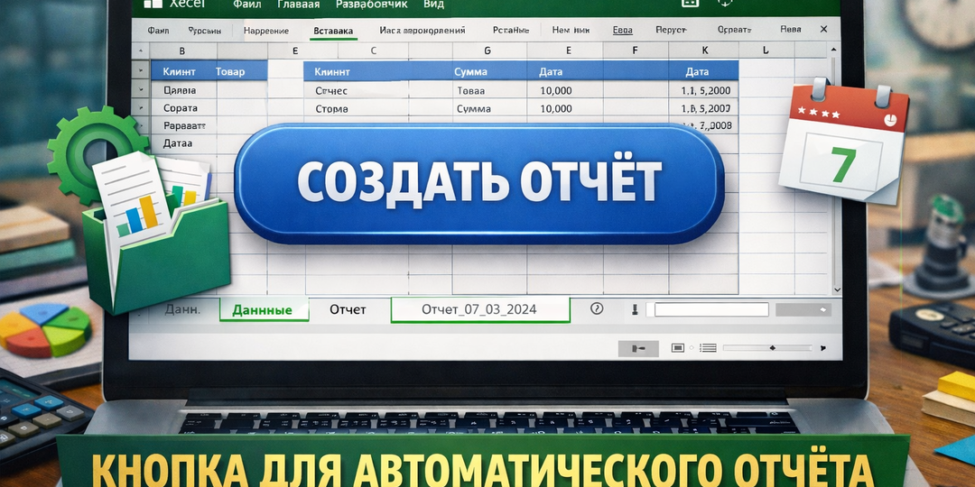 Создайте один макрос в Excel — и отчёт будет собираться сам за секунды