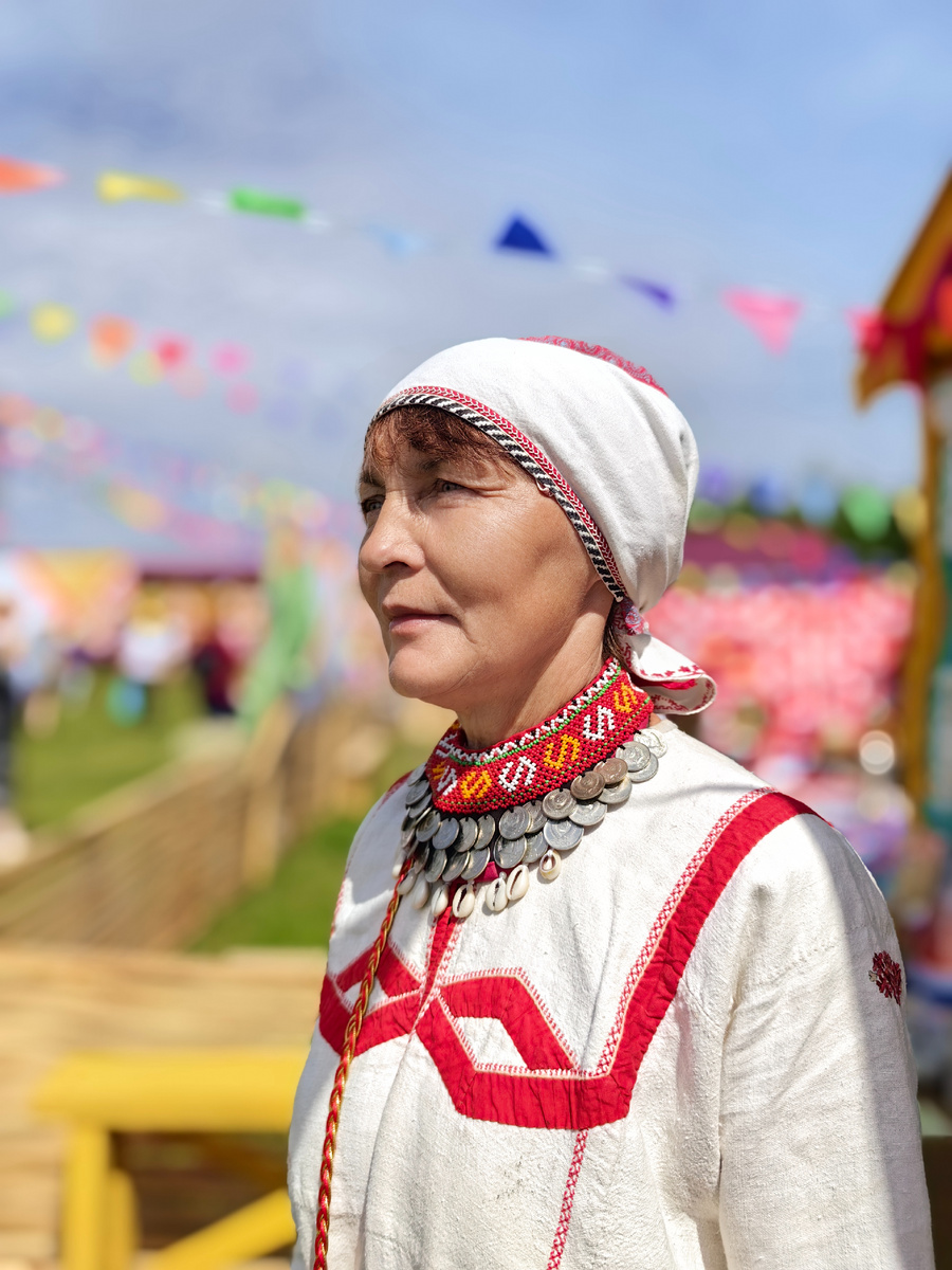 Чувашская женщина. Фото автора.
