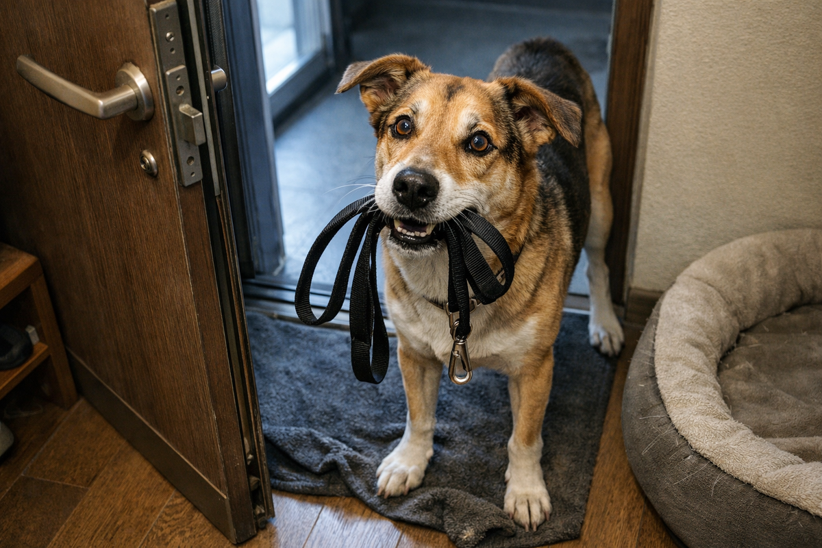 Собаке мало просто выйти во двор, ей нужно движение и занятие