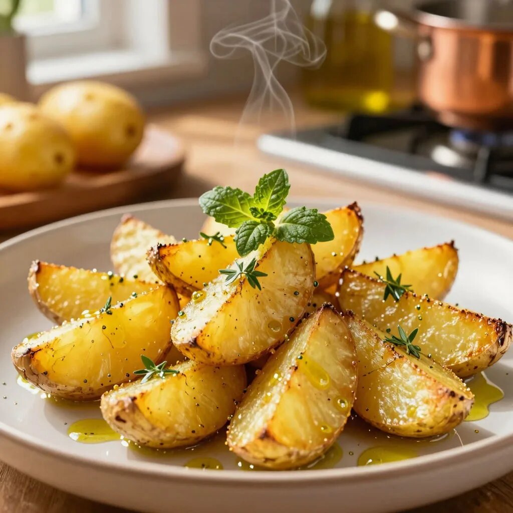 Картофель. Иллюстрация сгенерирована нейросетью