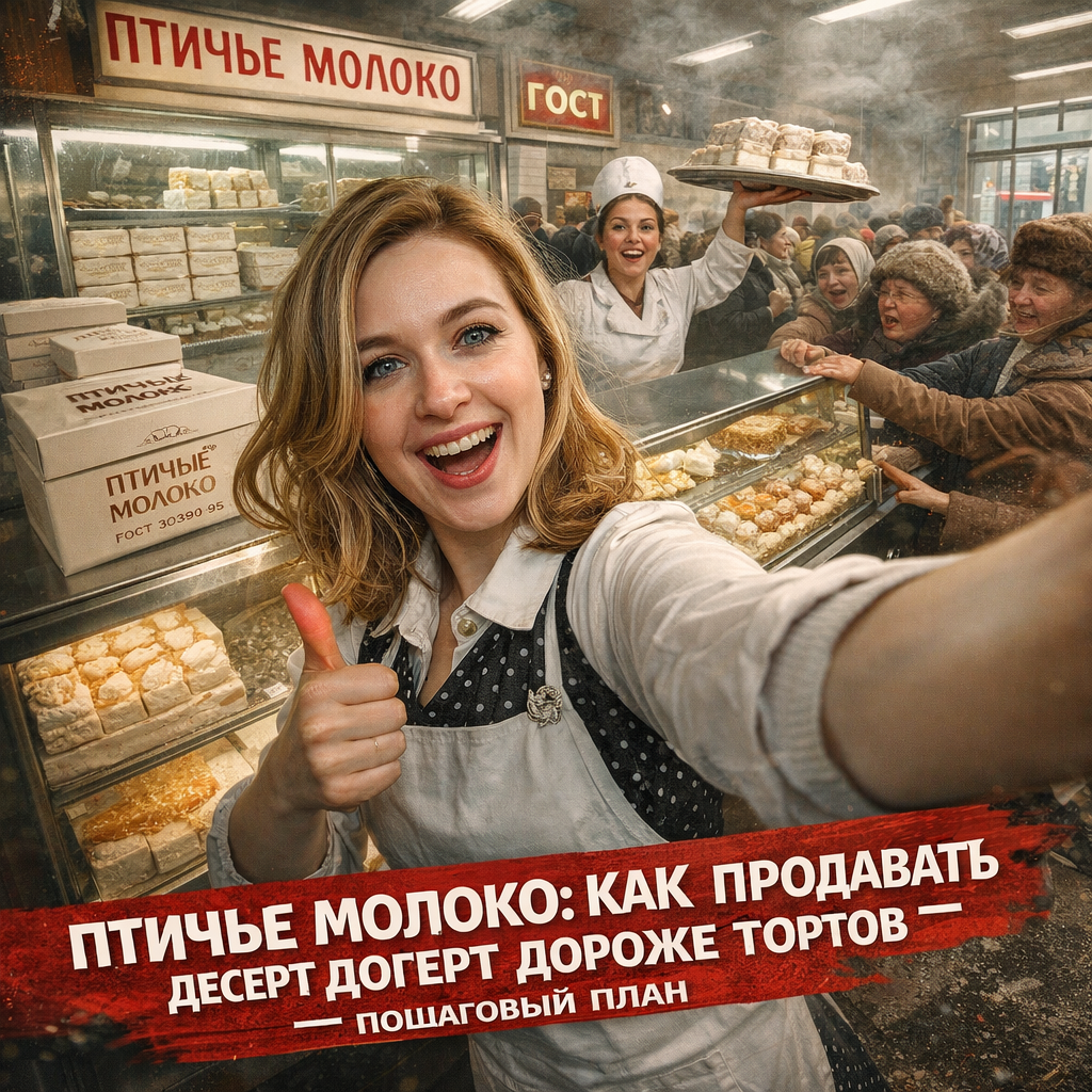    Стратегия продаж Птичьего молока: как повысить чек десерта. admin