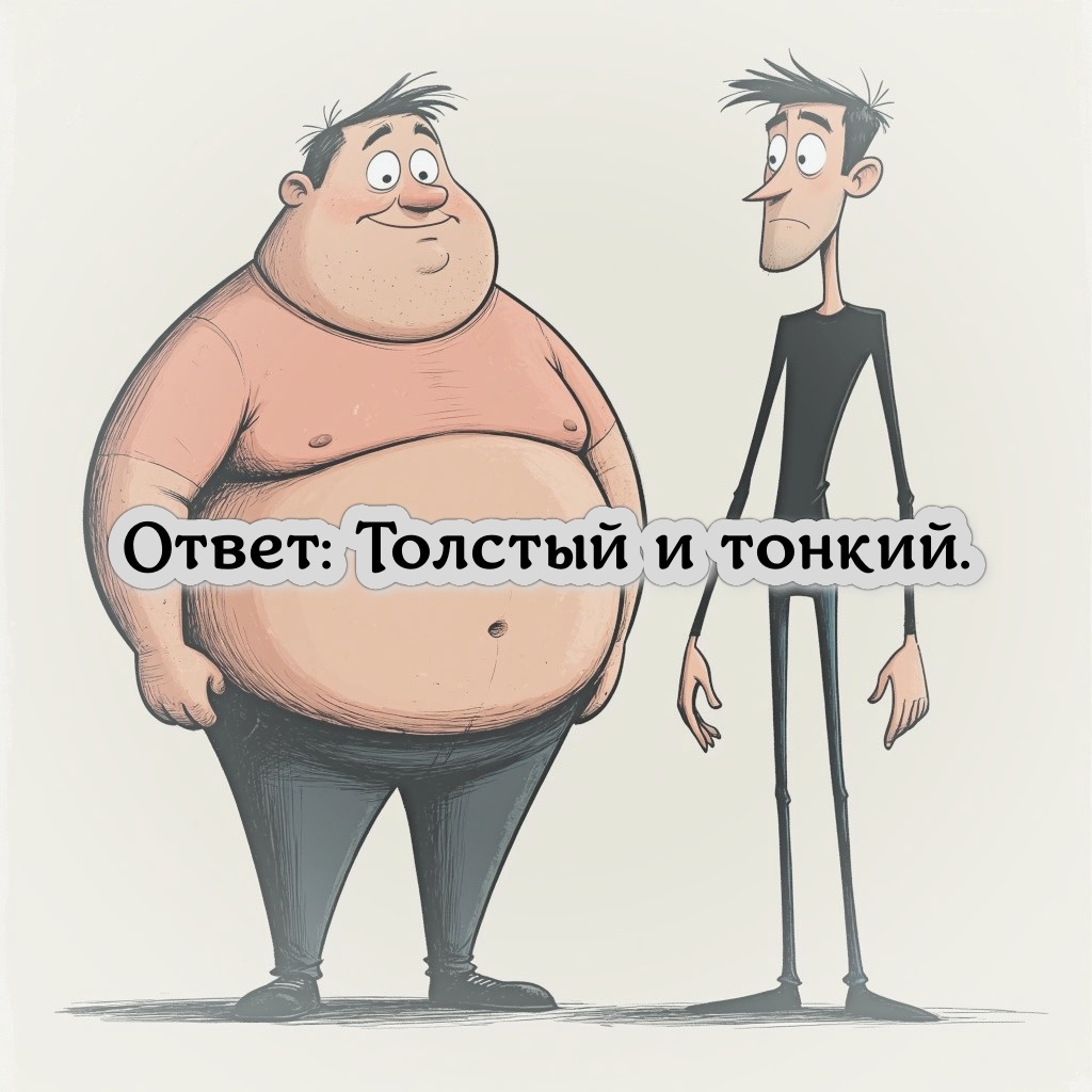 Антон Чехов - "Толстый и тонкий"