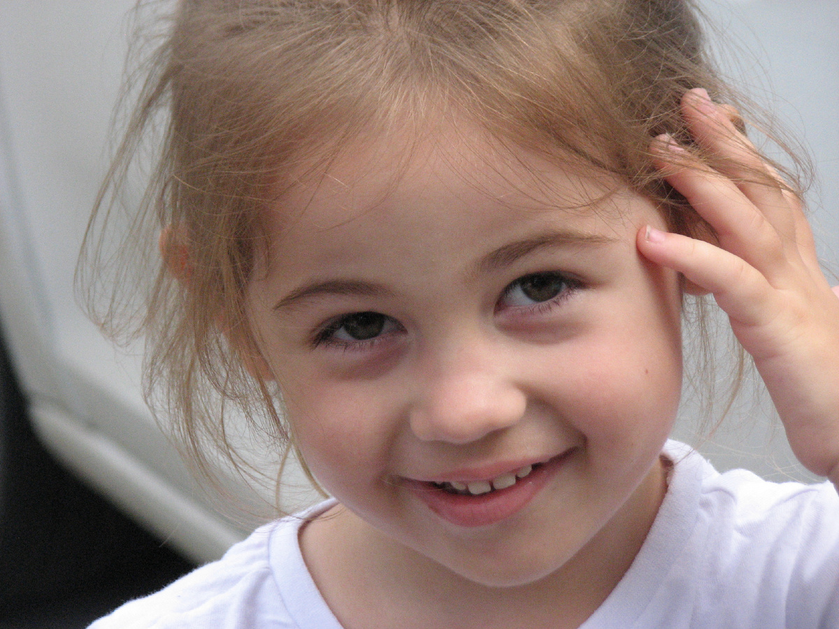 Младшая внучка Анюта...