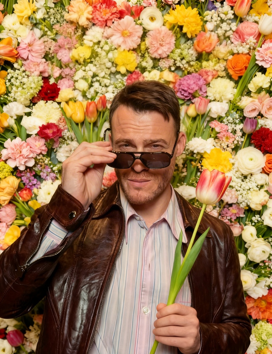 Фото Керема Бюрсина, с поправкой через ии.