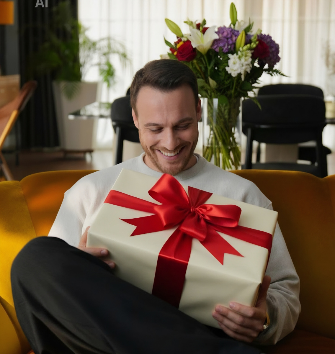 Фото Керема Бюрсина, с поправкой через ии.