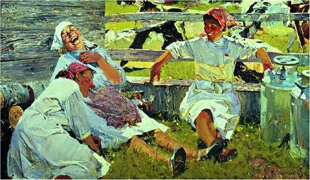 Баскаков «Доярки» Фото из открытого доступа