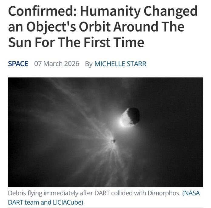    Иллюстрация, показывающая, как массивное вмешательство в 2022 году могло бы изменить динамику Солнечной системы, сравнивая ее с игрой в бильярд.