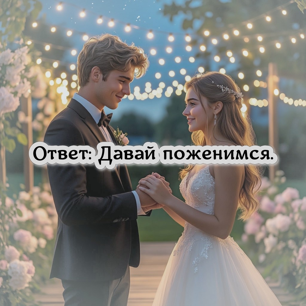 Давай поженимся