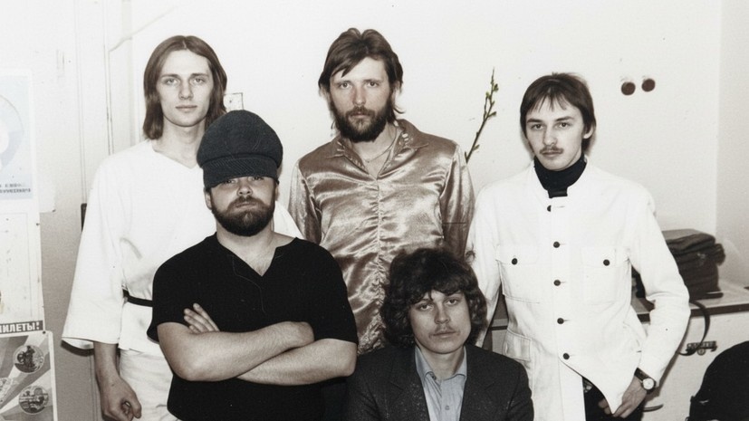     Группа «Пикник» времён рок-клуба 1982—1983 гг.  Из личного архива Александра Савельева